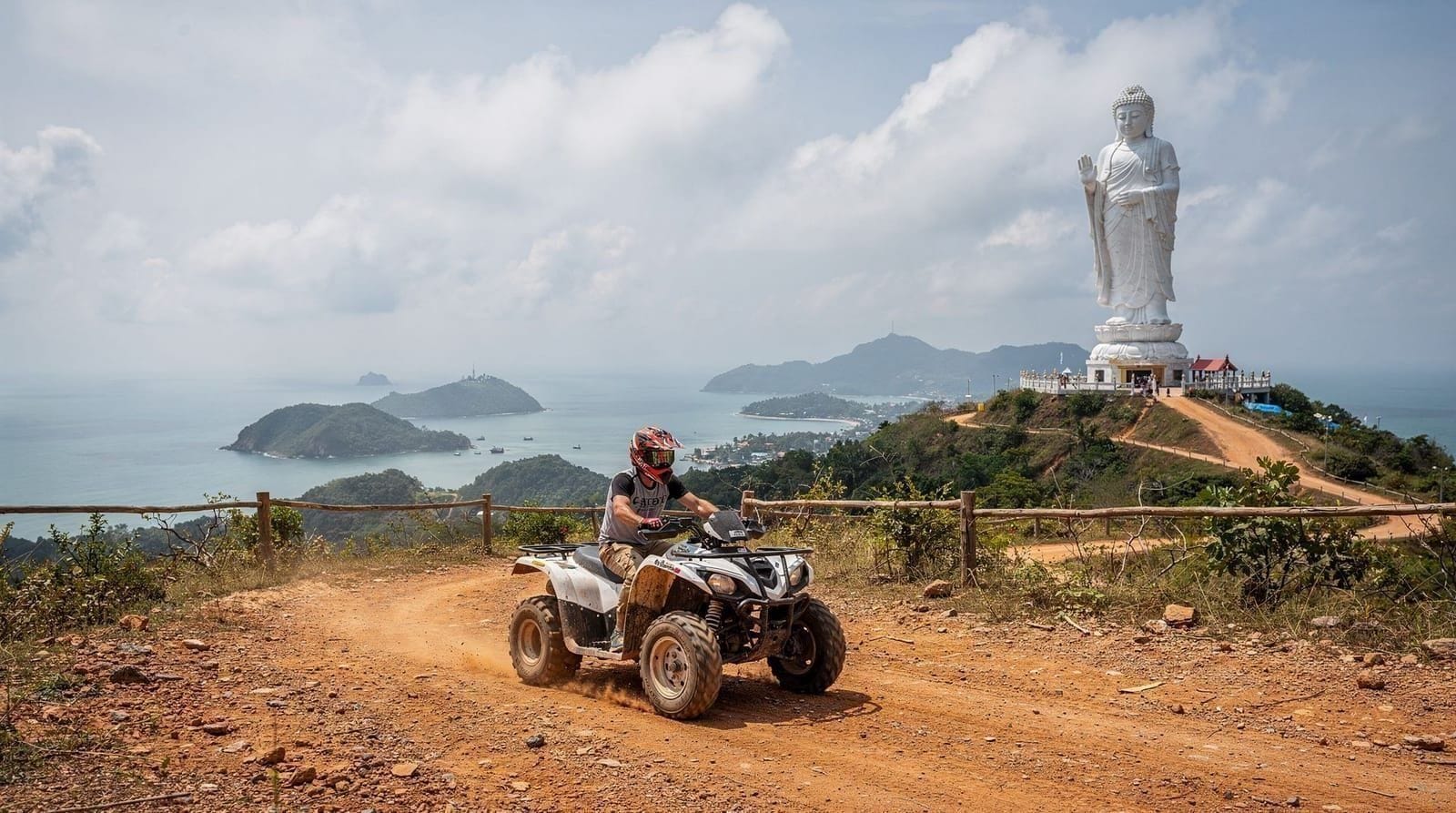 Phuket ATV tour Big Buddha temple