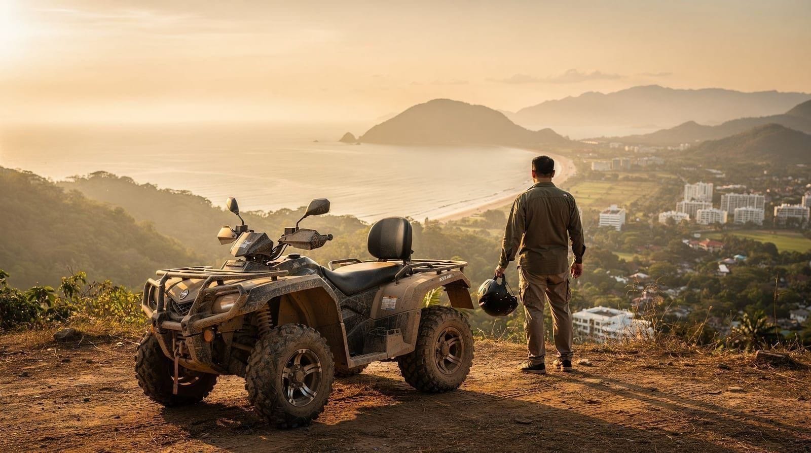 Phuket ATV seaview Patong zipline
