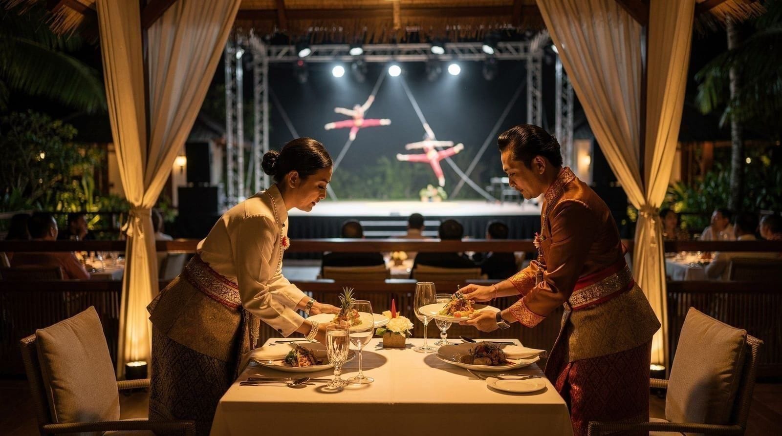 Phuket Carnival Magic royal seat dinner