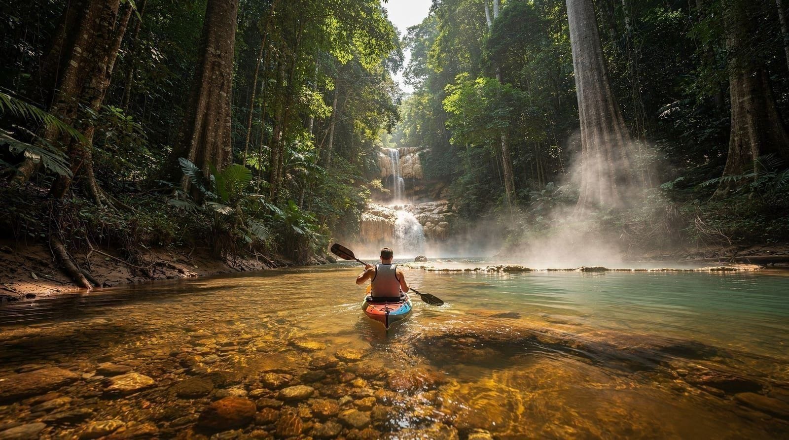 Krabi Emerald Pool kayaking hot spring