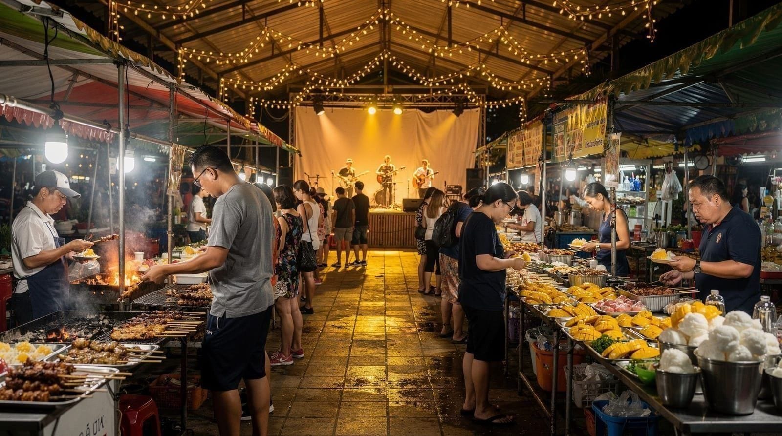 Phuket weekend night market tour