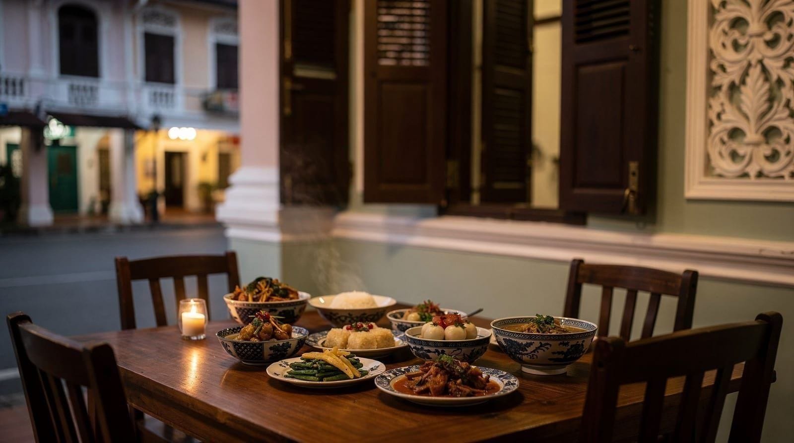 Phuket Old Town cultural heritage dinner