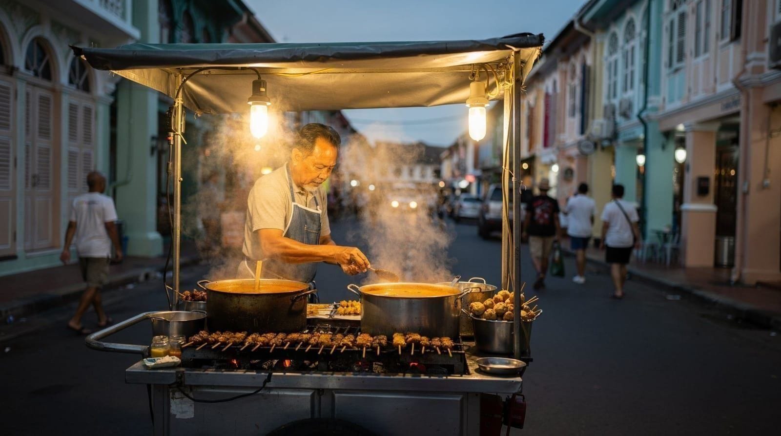 Phuket Old Town street food walking tour