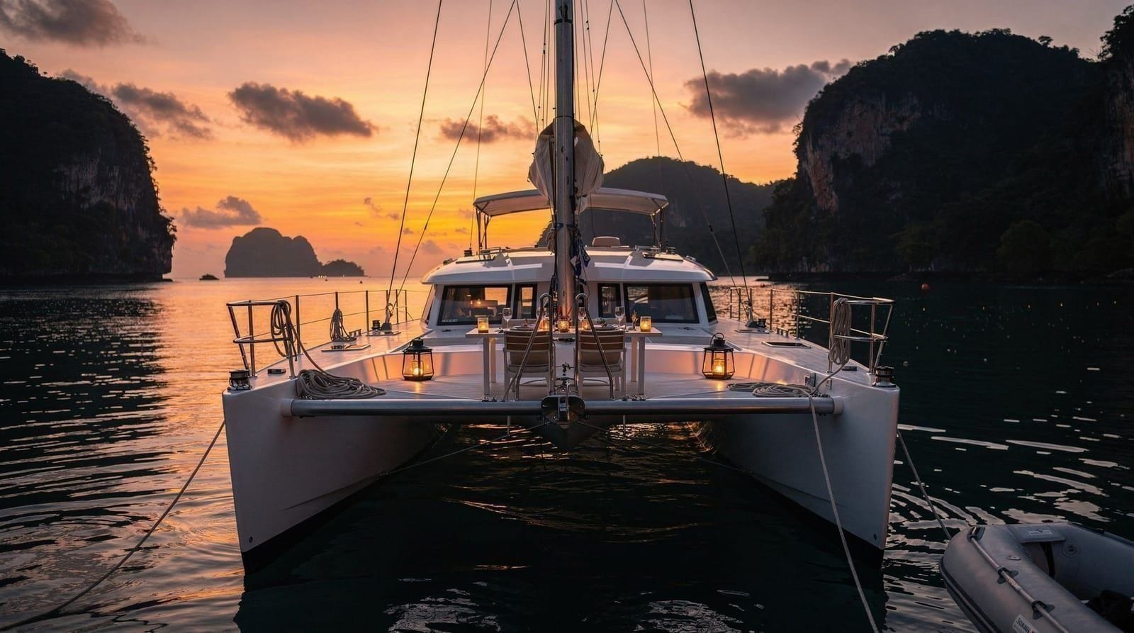 Phuket private dinner cruise catamaran