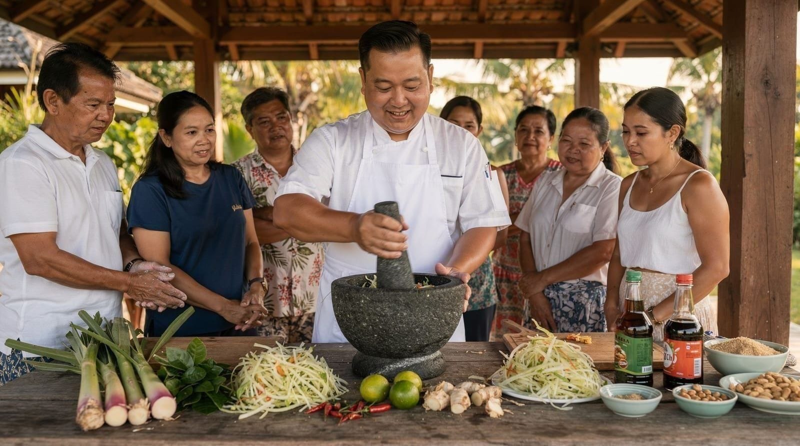 Phuket Rawai Thai cooking local chef
