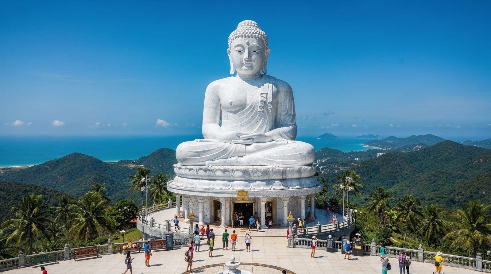 Phuket viewpoint Big Buddha Wat Chalong