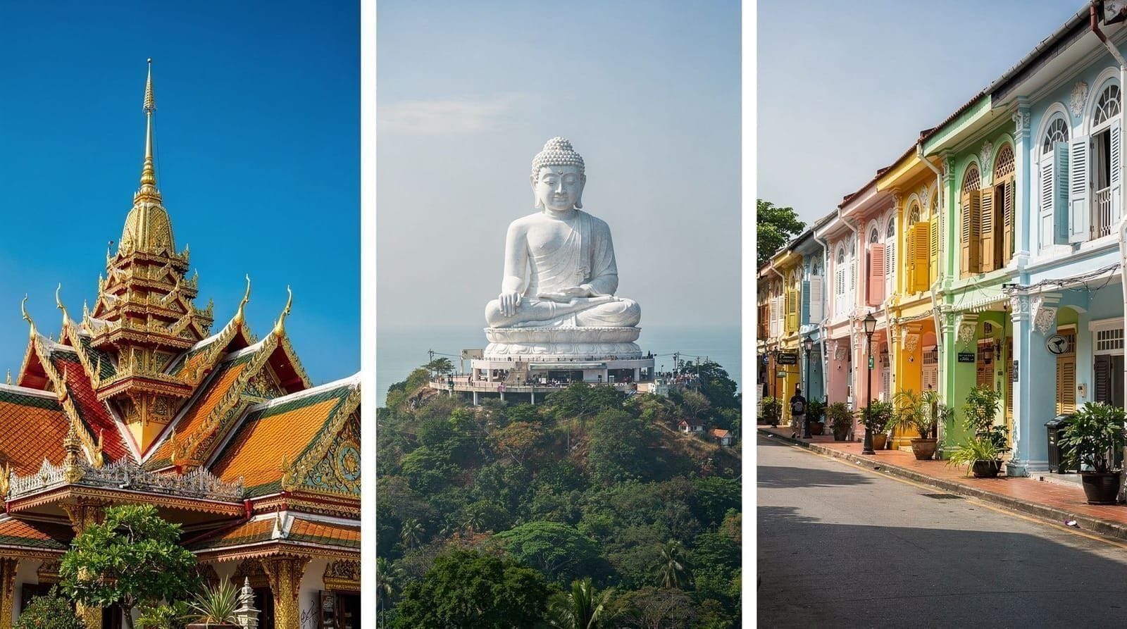 Phuket Wat Chalong Big Buddha Old Town